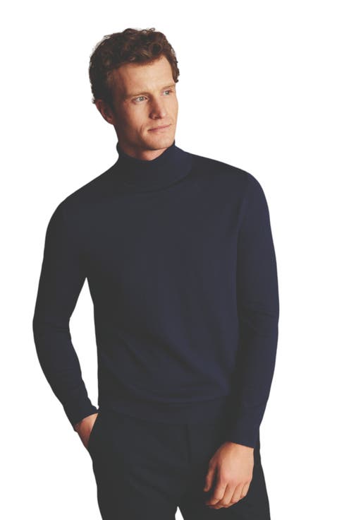 Pure Merino Roll Neck Sweater