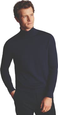 Charles Tyrwhitt Pure Merino Roll Neck Sweater