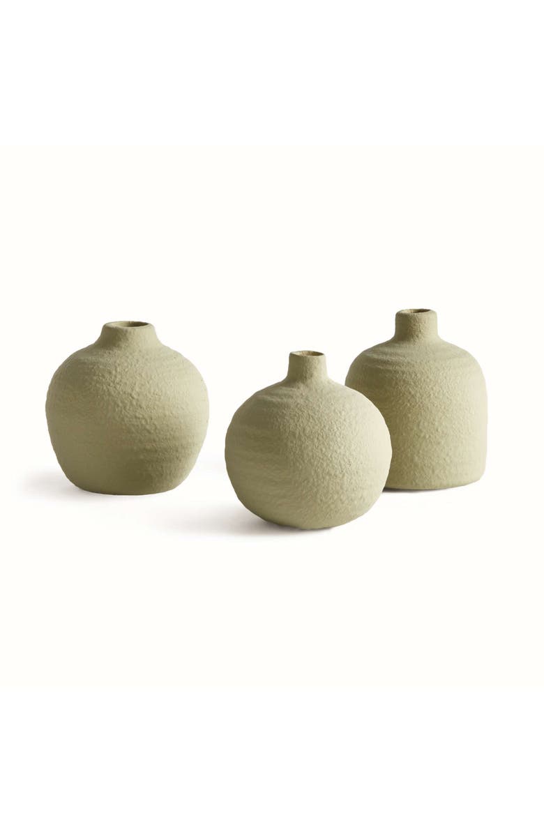 Napa Home & Garden Jordan Bud Vases Set Of 3, Main, color, Green