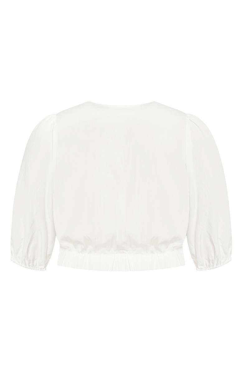 City Chic Kiki Faux Wrap Top, Alternate, color, 