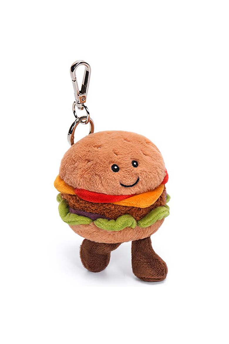 Plush Bag Charm Juicy Cheese Burger, Alternate, color, Multicolored