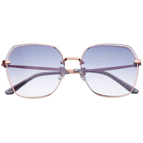 BERTHA Renata Sunglasses in Rose Gold/pink 