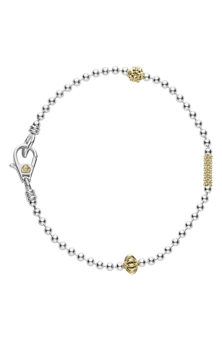 LAGOS Caviar Icon Bracelet, Alternate, color, Silver