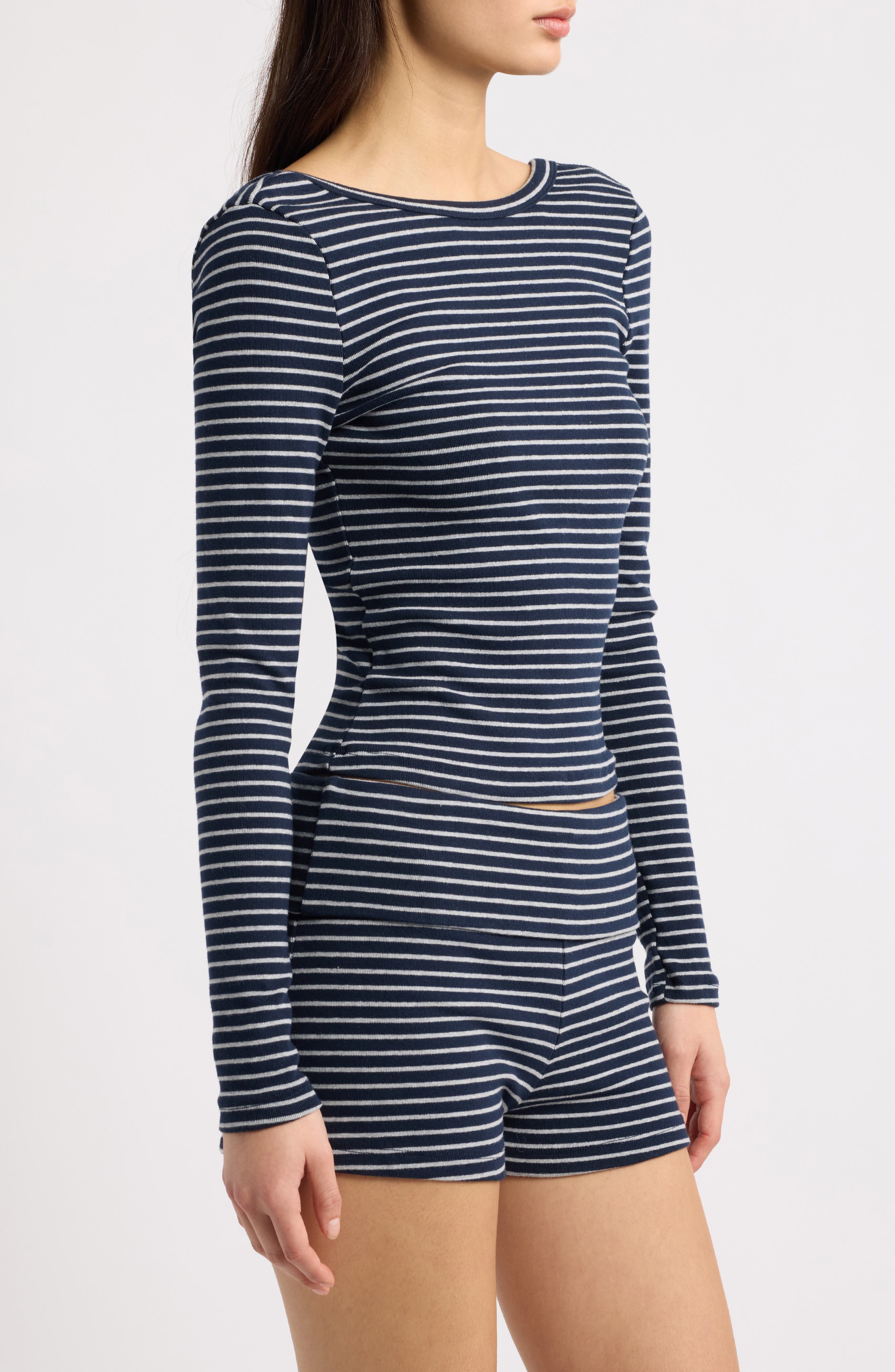 Hello Molly Luxe Rib Scoop Back Top (Women) | Nordstrom