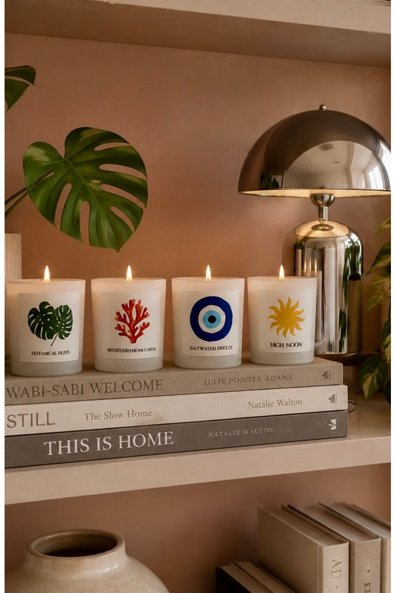 Botanical Bliss Scented Candle, Alternate, color, Dark Green
