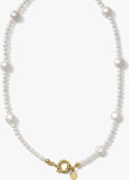 Joey Baby Kylie Gold & Pearl Statement Necklace