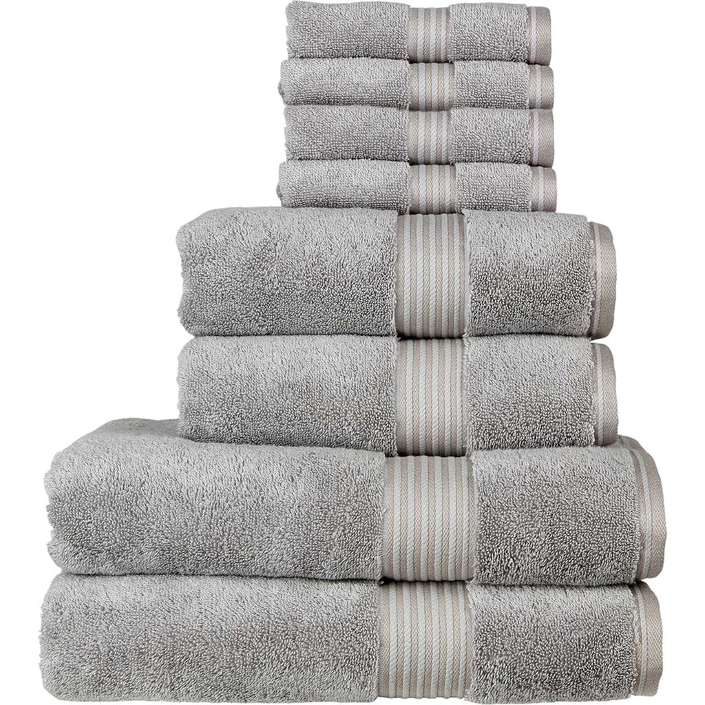 Christy Supreme Hygro Luxury 100% Supima Cotton 8 Piece Towel Bale In Gray