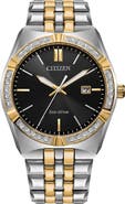 Citizen Corso Eco-Drive Diamond Two-Tone Bracelet Watch, 40mm
