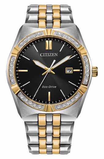Citizen Corso Eco-Drive Diamond Two-Tone Bracelet Watch, 40mm
