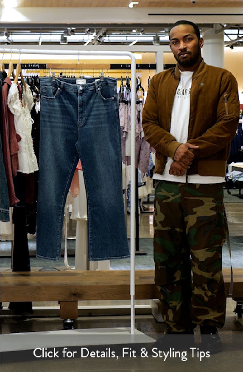 The Reboot High Waist Crop Bootcut Jeans, sales video thumbnail