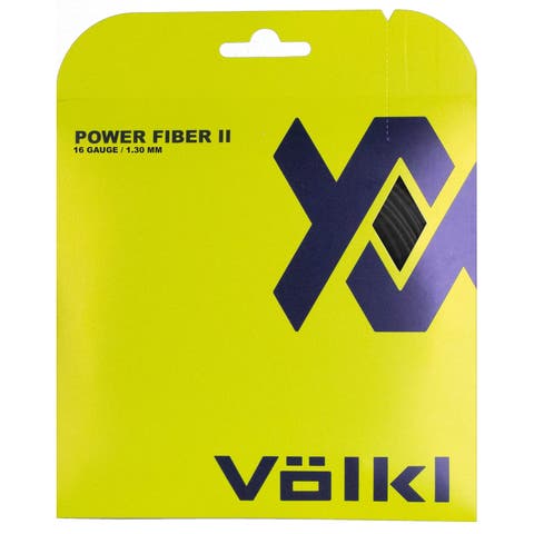 Power Fiber II Black 16g Tennis String