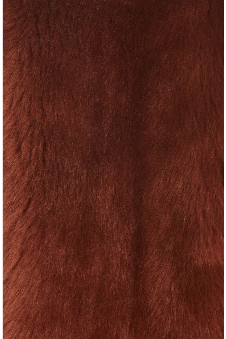 Dean Genuine Shearling Coat, Alternate, color, RUST