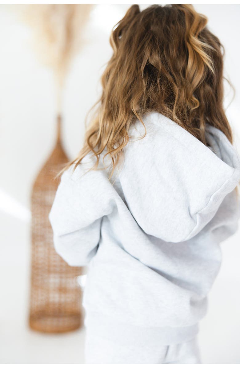 Charlie Lou Baby<sup>®</sup> Organic Cotton Hoodie & Jogger Set | Gray, Alternate, color, 