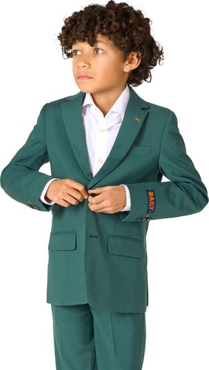 Kids' Daily Posy Green Stretch Suit