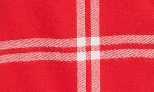Weatherproof ® Kids' Plaid Cotton Flannel Button-up Shirt In Red