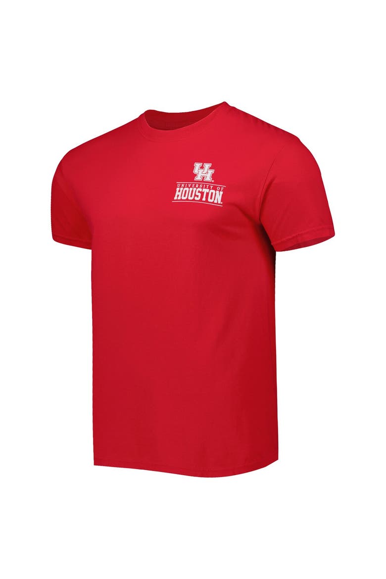 Men's Red Houston Cougars Logo Campus Icon T-Shirt, Alternate, color, Red