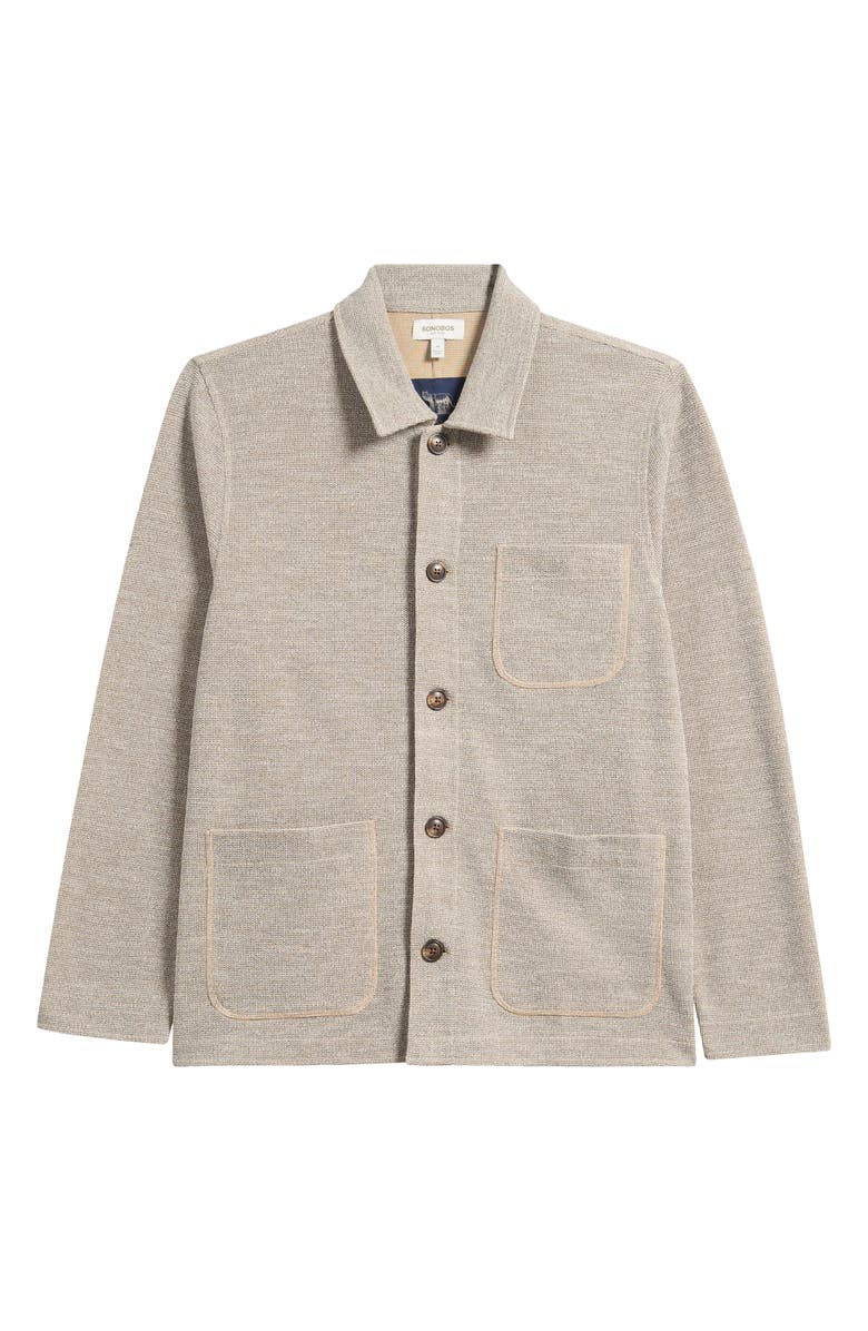 Bonobos Mélange Cardigan, Alternate, color, Cream