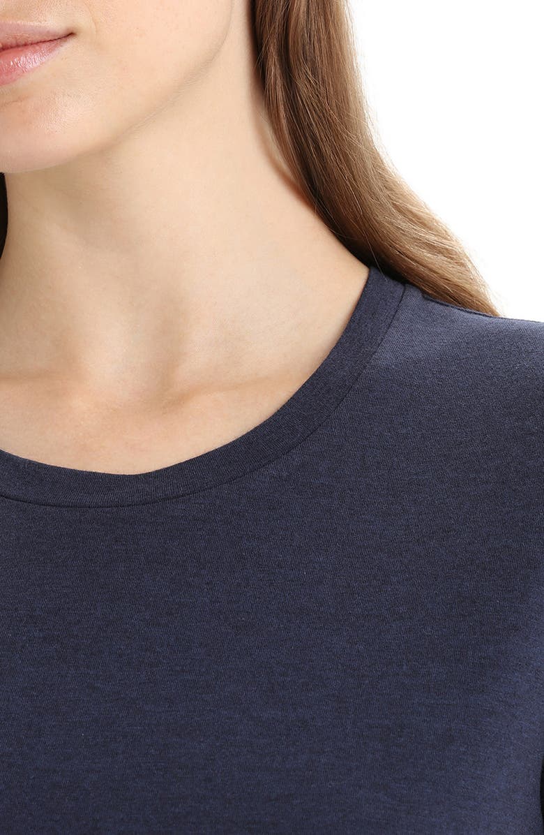 Icebreaker Central Merino Blend T-Shirt, Alternate, color, Midnight Navy