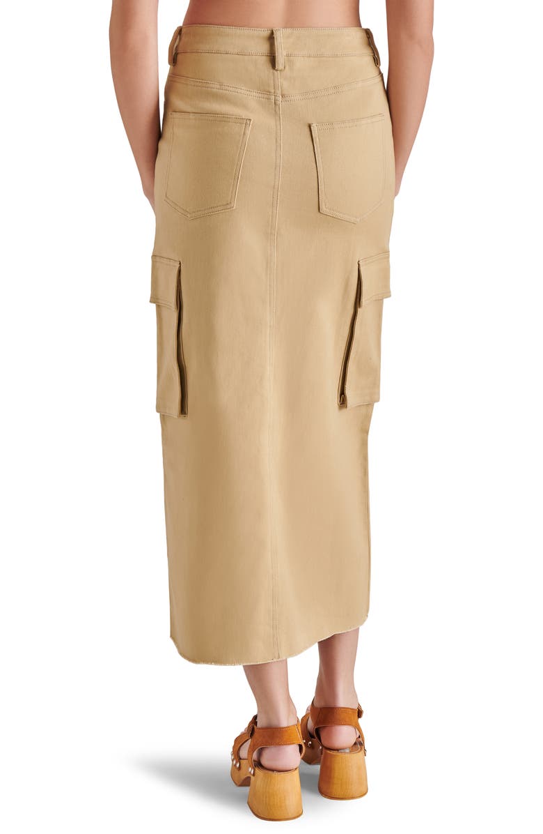 Steve Madden Benson Stretch Twill Cargo Skirt, Alternate, color,