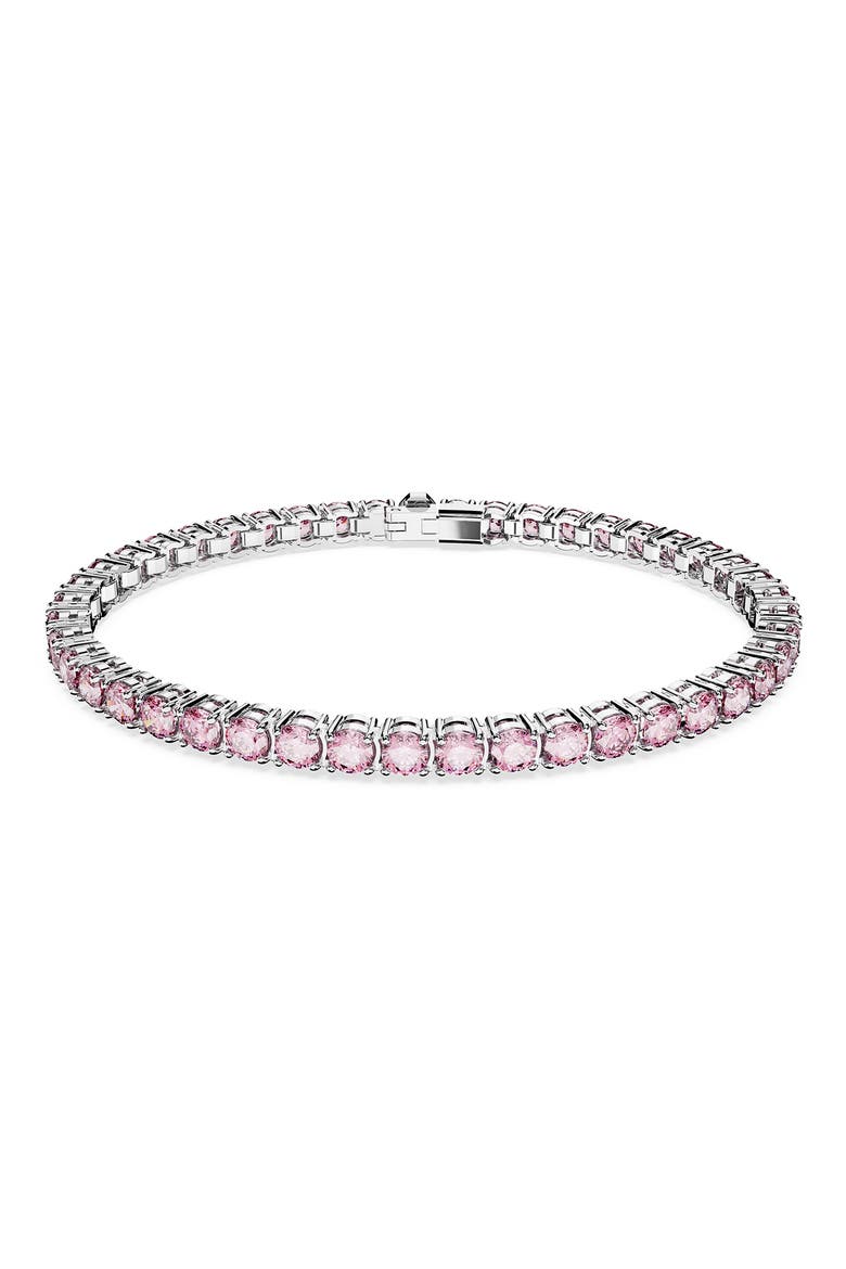 Matrix Tennis Bracelet, Alternate, color, PINK