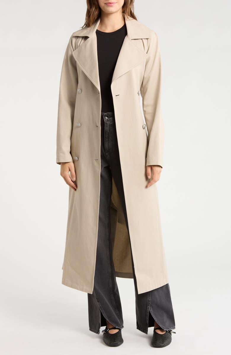 rag & bone Ginny Twill Trench Coat, Main, color, Sandstone