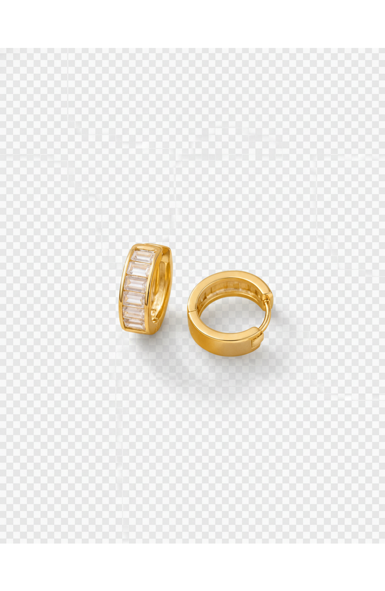 Ivy & Pearl Co. Clair De Lune Hoops, Main, color, Gold