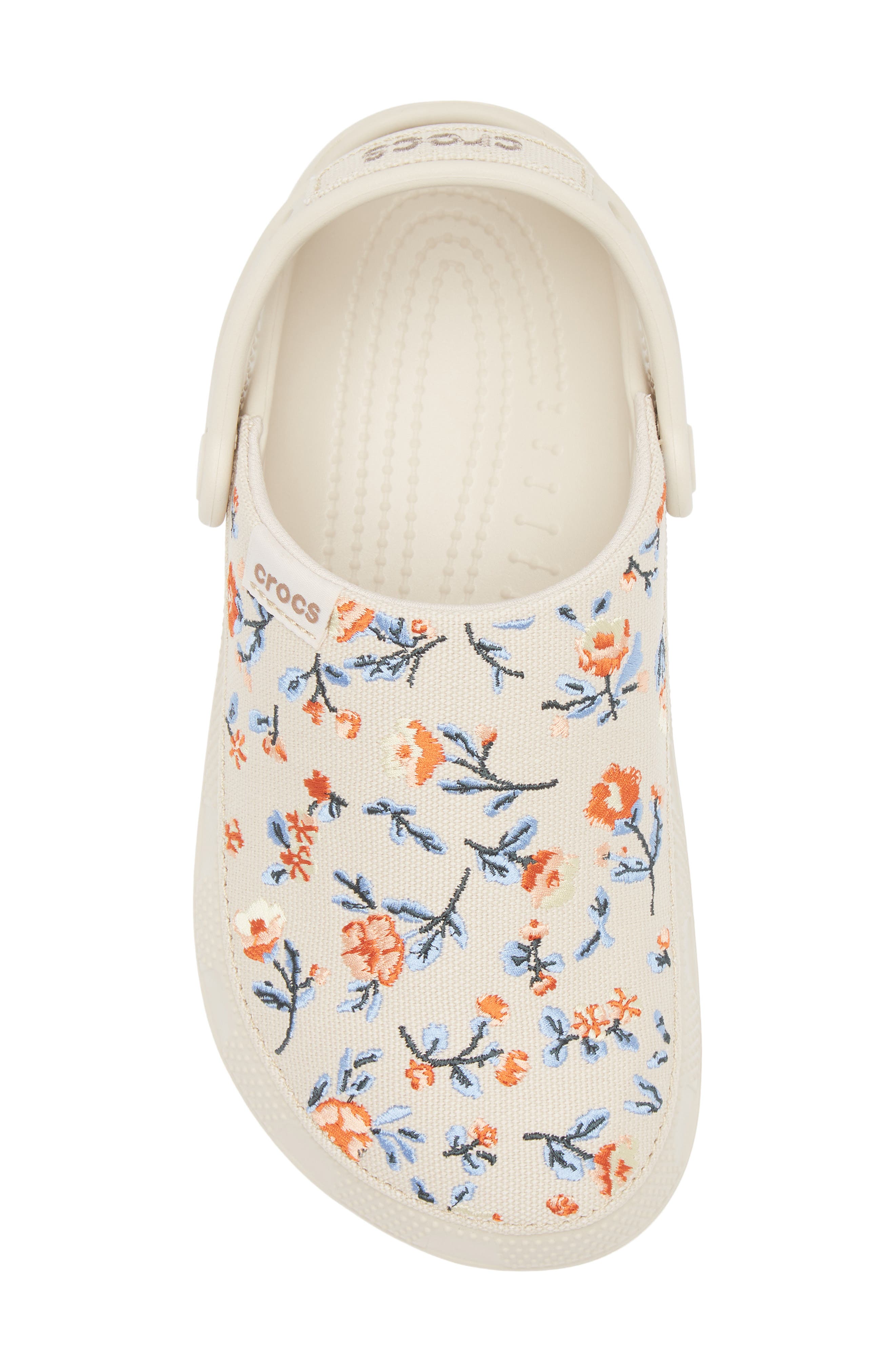 Gender Inclusive Classic Crafted Floral Clog, Alternate, color, FRAPPE