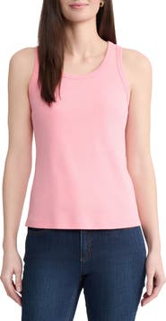 Jones New York Scoop Neck Cotton Tank
