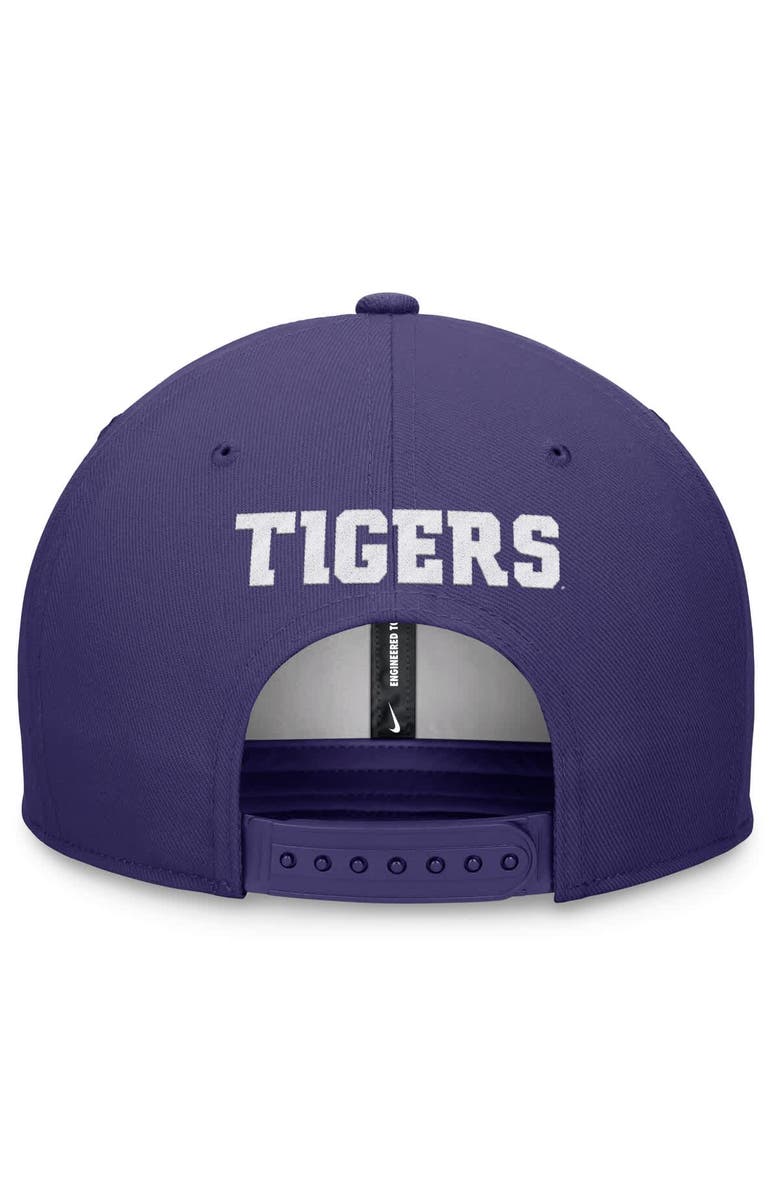 Nike Men's Nike Purple Clemson Tigers On-Field Pro Bill Snapback Hat, Alternate, color, Purple
