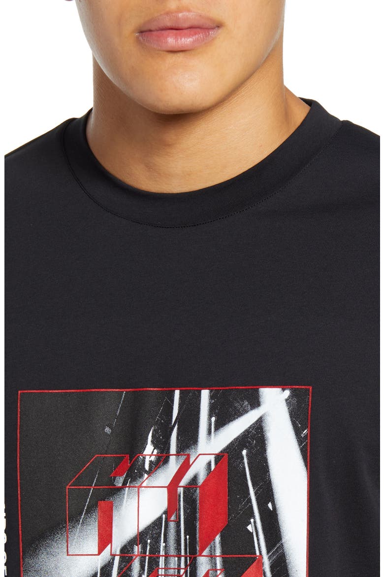 Dweet Graphic Tee, Alternate, color, BLACK