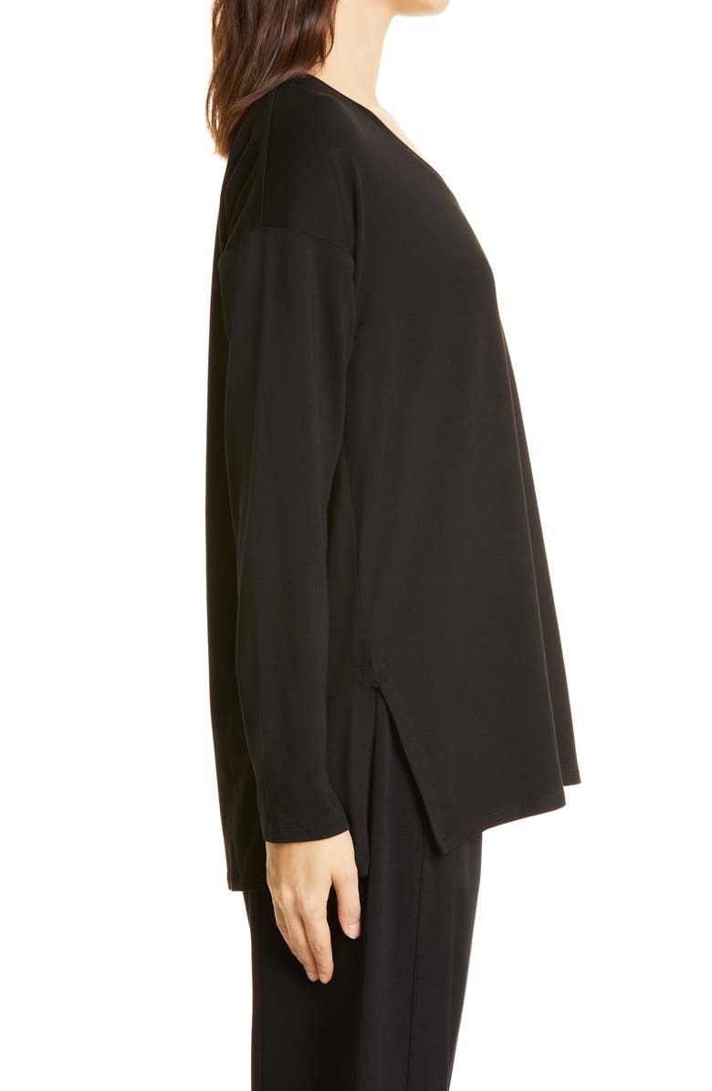 Eileen Fisher V-Neck Top, Alternate, color, 