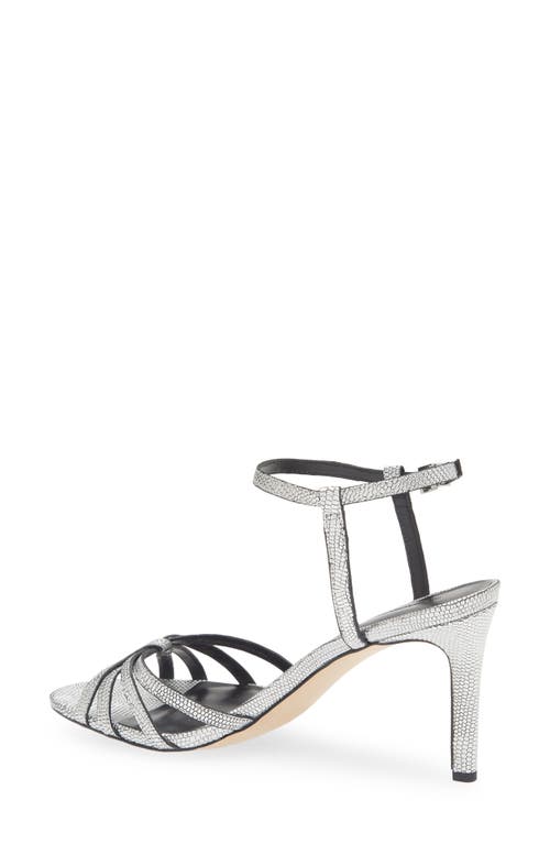 Nordstrom Astor Ankle Strap Sandal In Silver