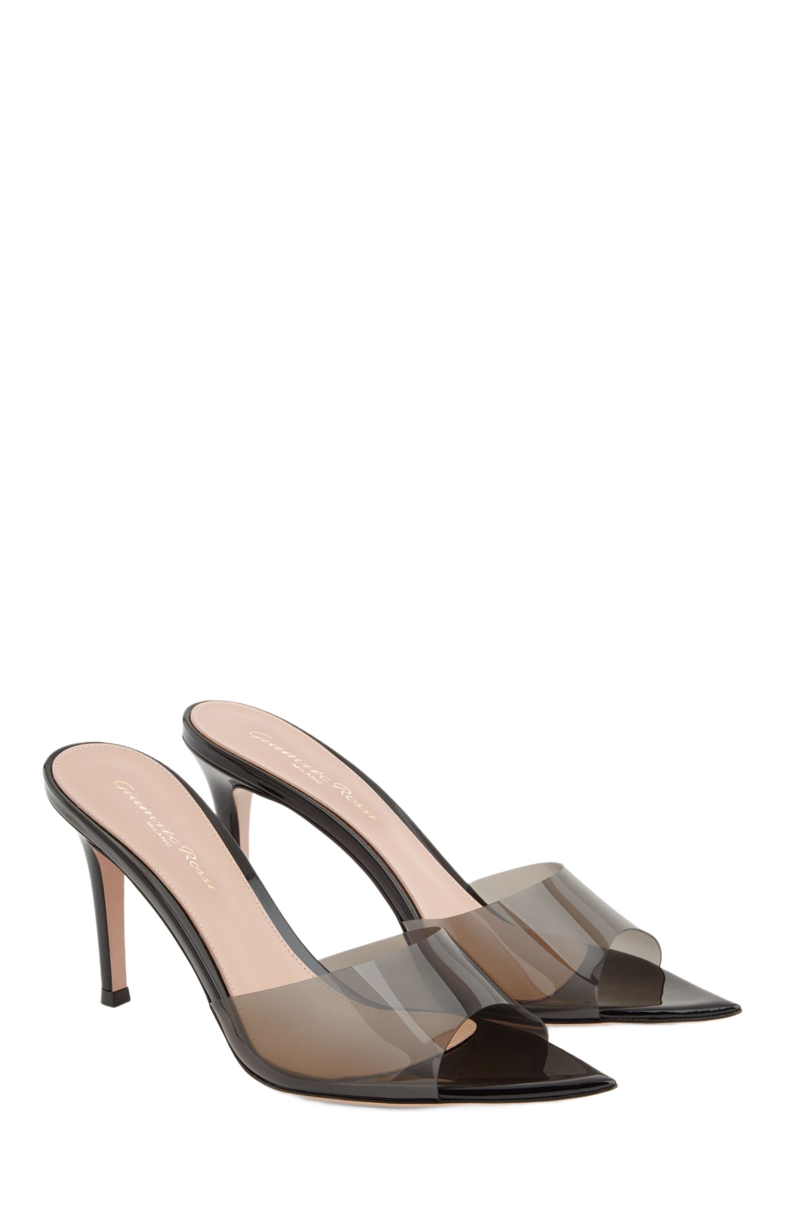 Gianvito Rossi Elle 85 Mules, Alternate, color, Black