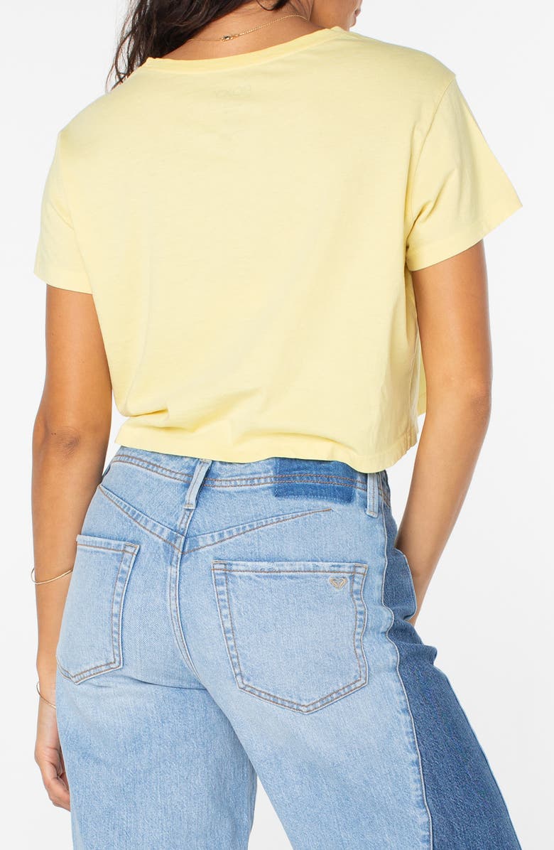 Roxy Wave Riders Cotton Crop Graphic T-Shirt, Alternate, color, Snapdragon Solid