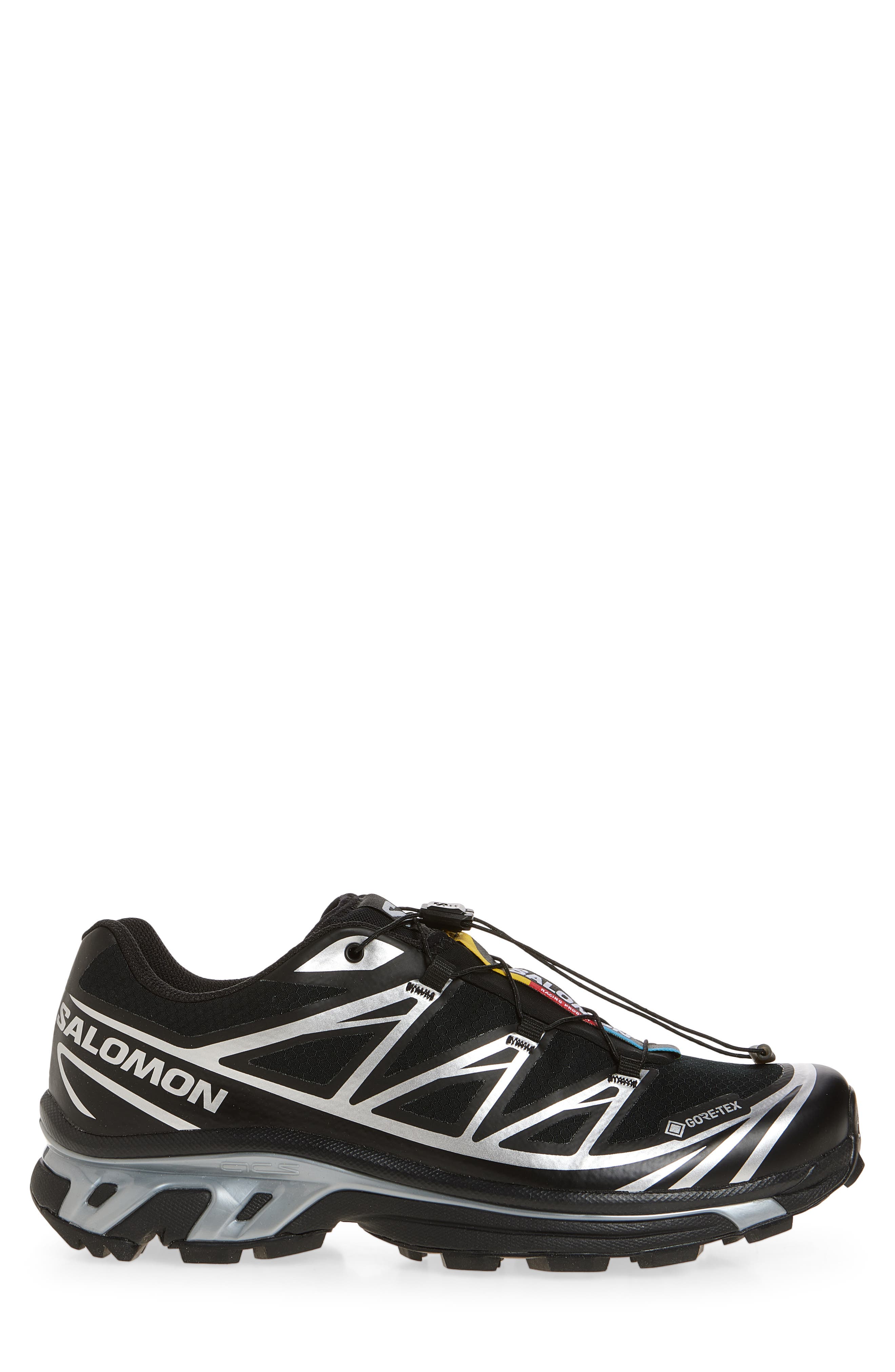 Salomon Gender Inclusive XT-6 Gore-Tex<sup>®</sup> Waterproof Sneaker, Alternate, color, Black/ Black/ Ftw Silver