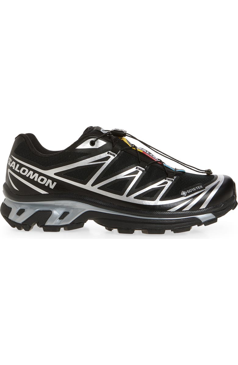 Salomon Gender Inclusive XT-6 Gore-Tex<sup>®</sup> Waterproof Sneaker, Alternate, color, Black/ Black/ Ftw Silver