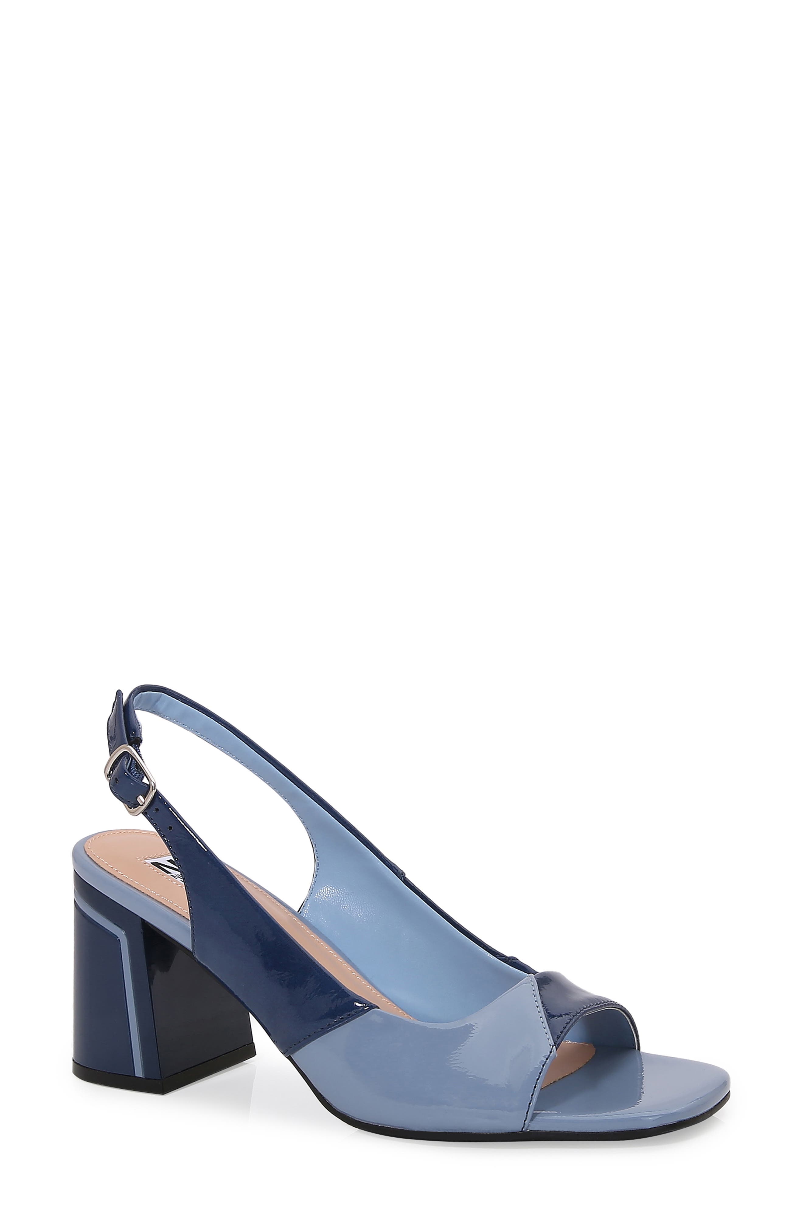 Jill Slingback Sandal, Main, color, BLUE MULTI