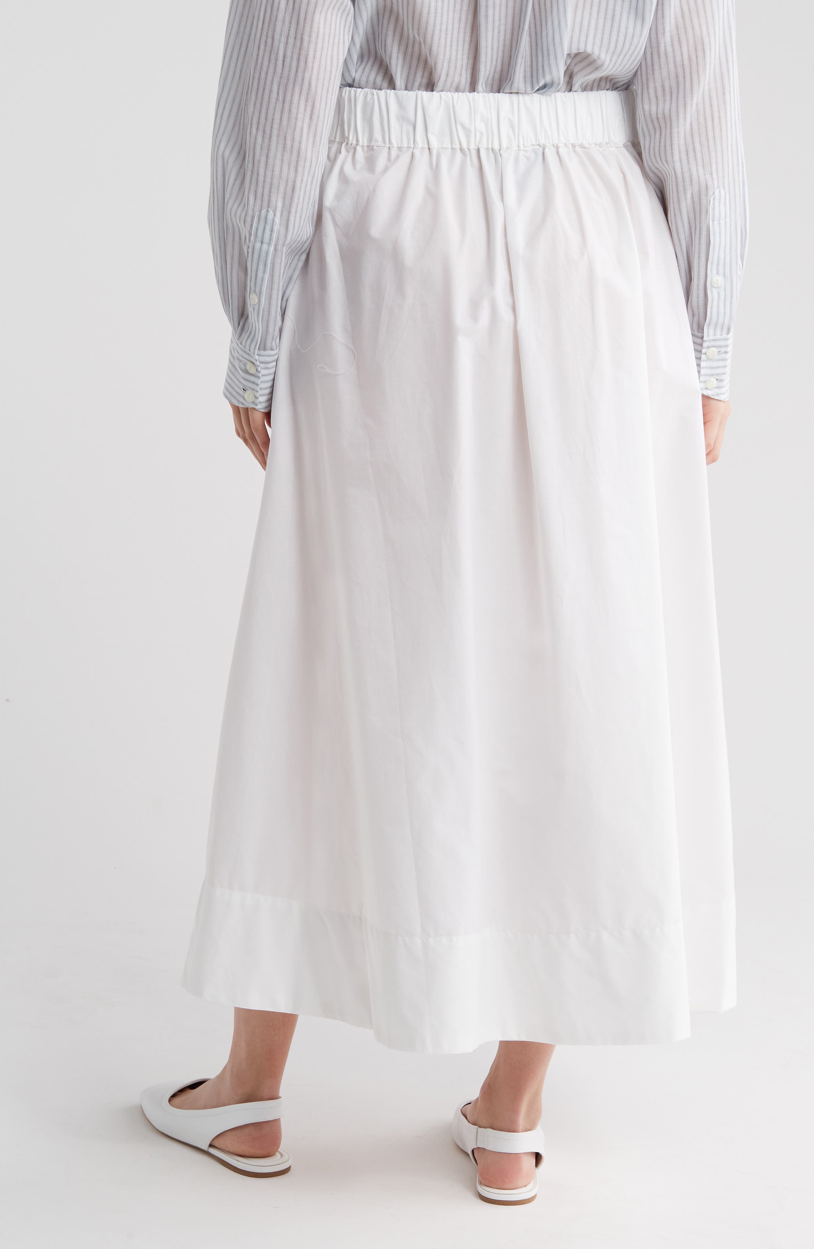 Cotton Poplin Skirt - image 4