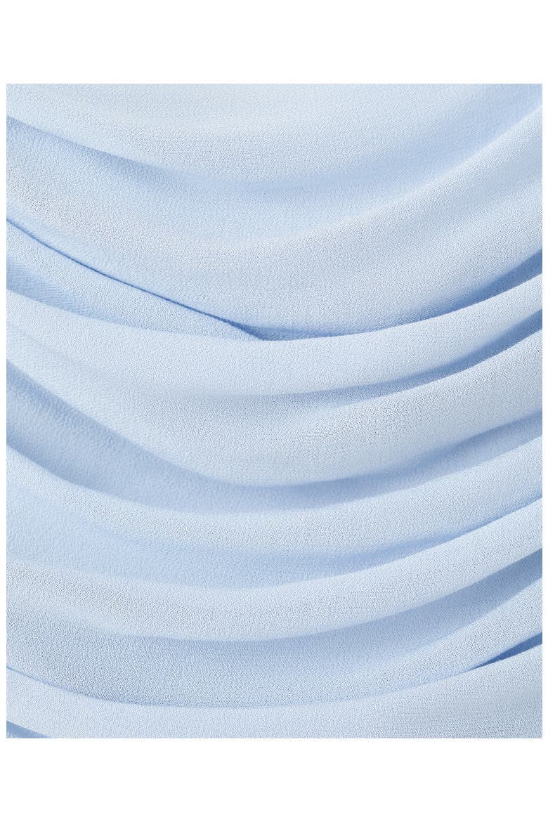 Asymmetric Ruched Dress, Alternate, color, SKY BLUE