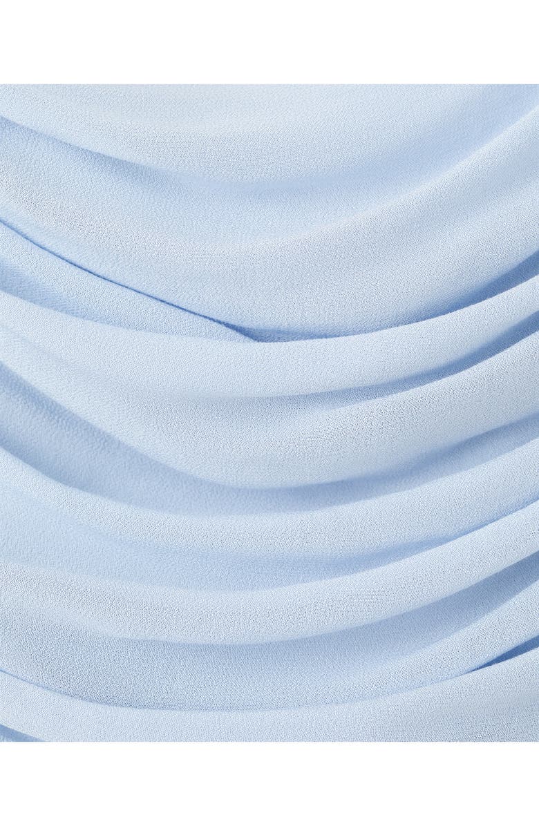 MANGO Asymmetric Ruched Dress, Alternate, color, 