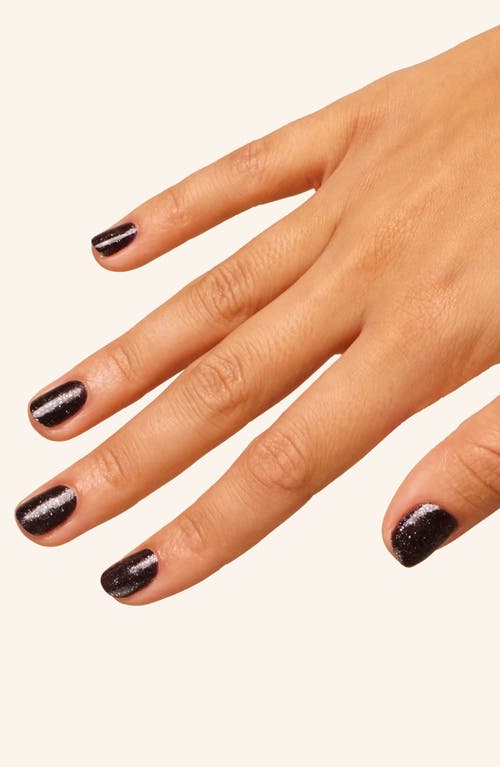 Le Mini Macaron Gel Nail Polish In Magie Noire