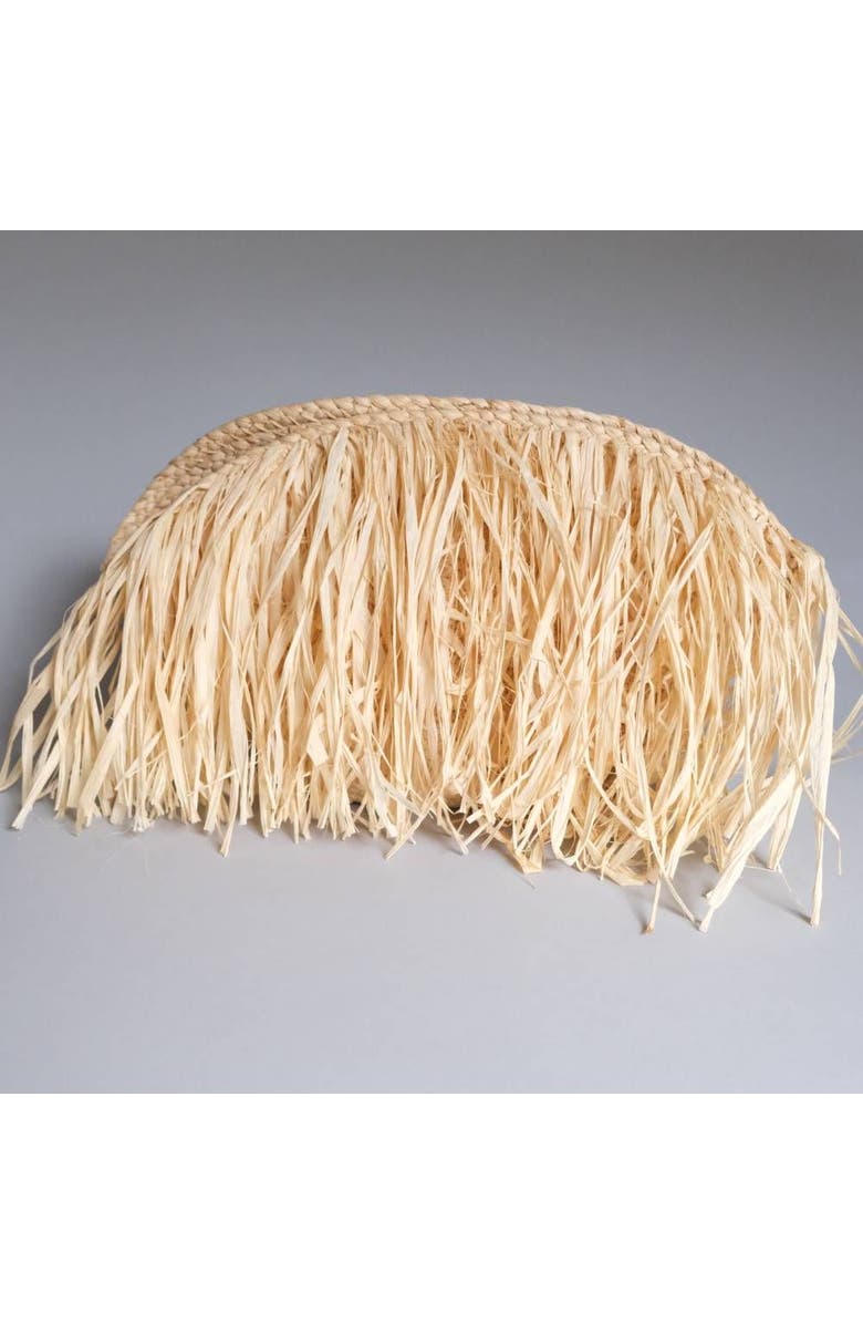 indego africa Shag Bag, Alternate, color, Natural Raffia Fibers