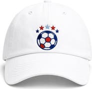 Bits & Bows USA Soccer Bow Baseball Hat