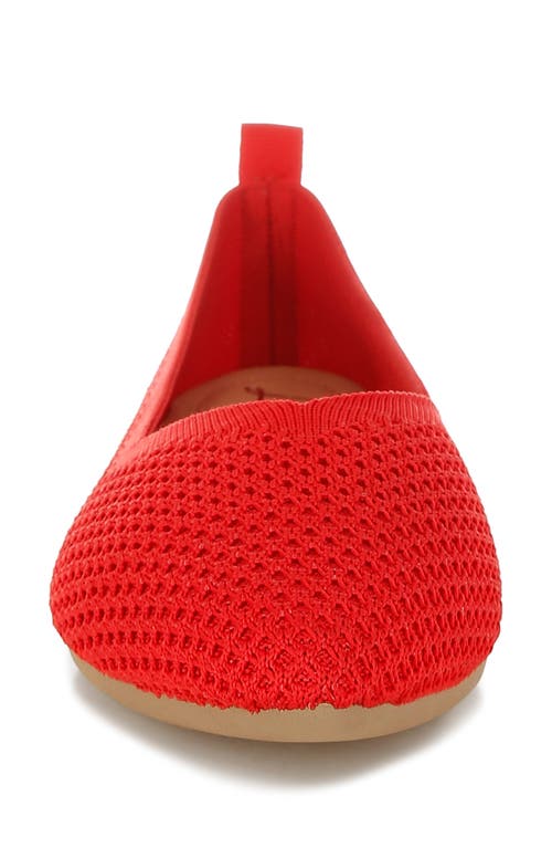London Rag Selaris Flat In Red