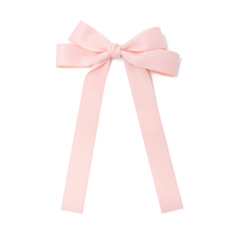 Classic Long Ribbon Bow Clip