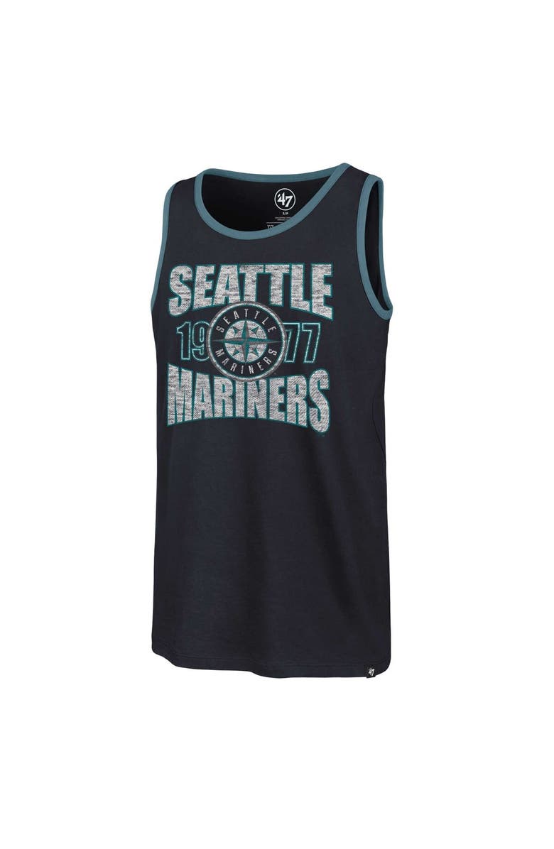 '47 Men's '47 Navy Seattle Mariners Upload Franklin Tank Top, Alternate, color, Navy