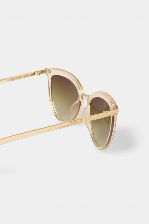 Ravello Sunglasses in Nude Transparent