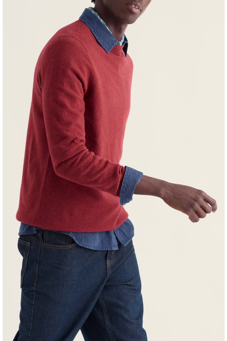 Prow Crewneck Sweater, Alternate, color, CRAB APPLE