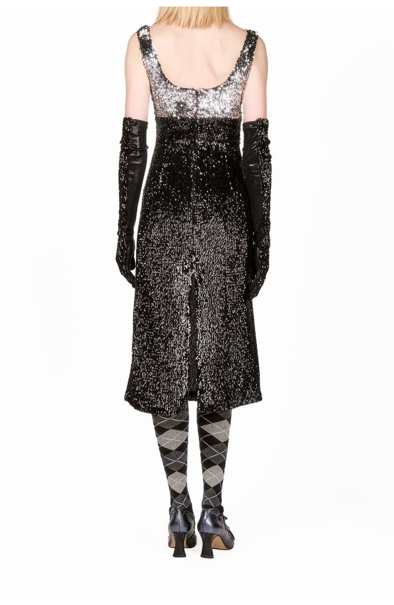 Anna Sui Bugle Bead Sequins Dress, Alternate, color,