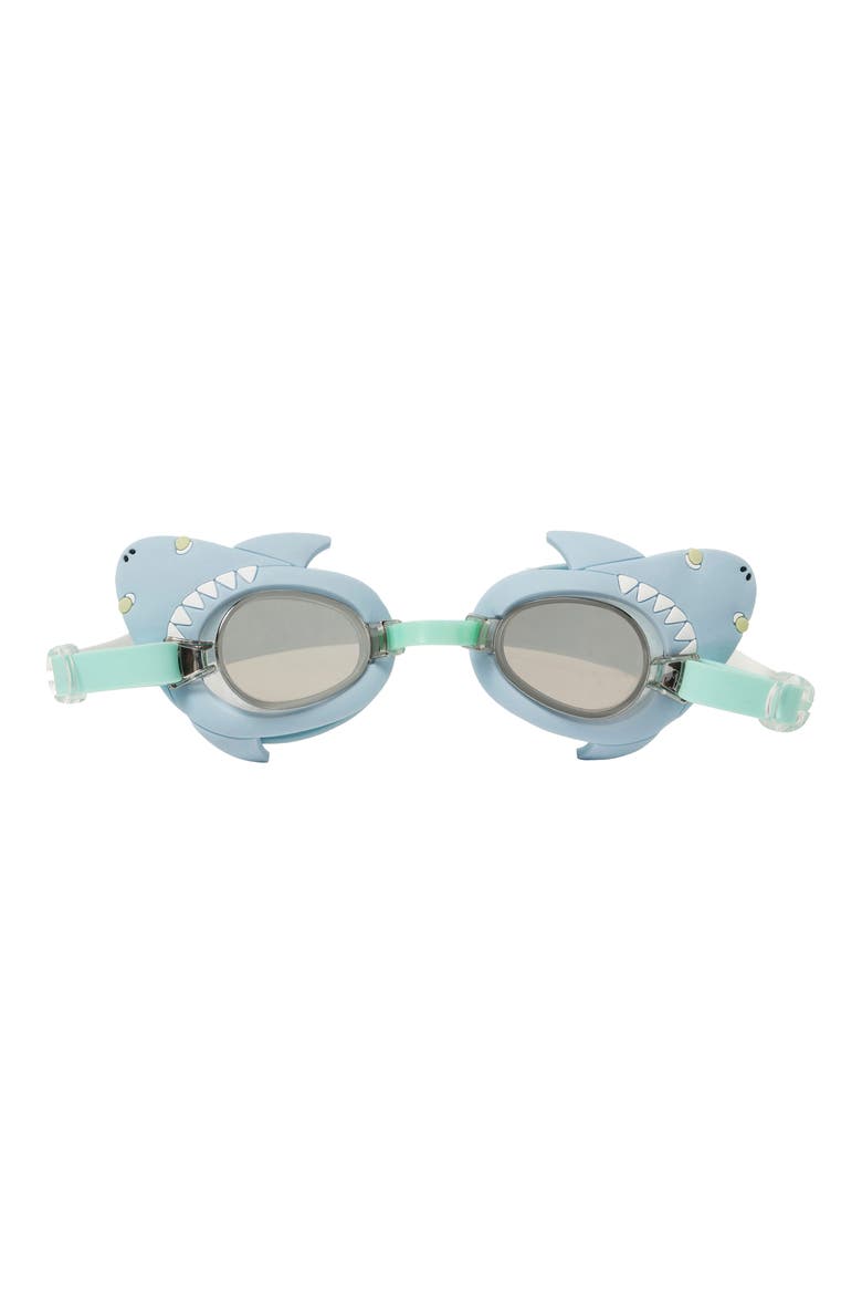 Kids' Salty The Shark Swim Goggles, Main, color, BLUE
